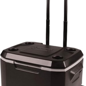 Coleman Portable Rolling Cooler | 50 Quart Xtreme 5 Day Cooler with Wheels | Wheeled Hard Cooler Keeps Ice Up to 5 Days